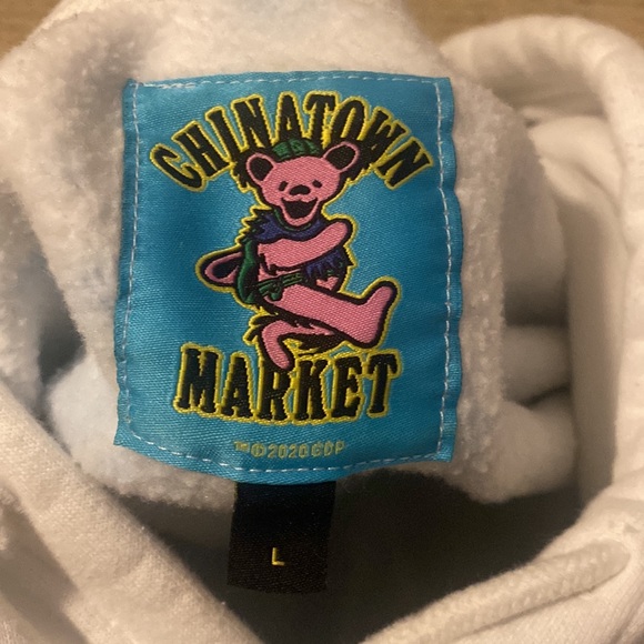 CHINATOWN X GRATEFUL DEAD POSITIVE ALTITUDE TD HOODIE - TIE DYE Sz Large - Picture 9 of 11